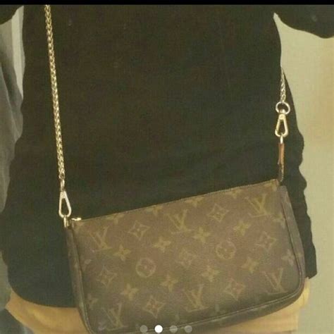 louis vuitton pochette gold chain|louis vuitton pochette price.